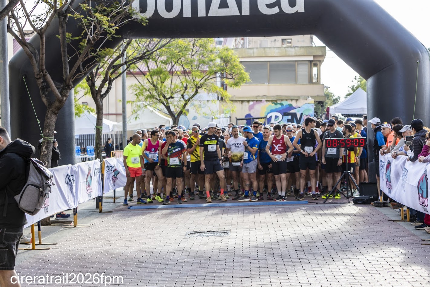 Corredors durant el Cirera Trail 2026