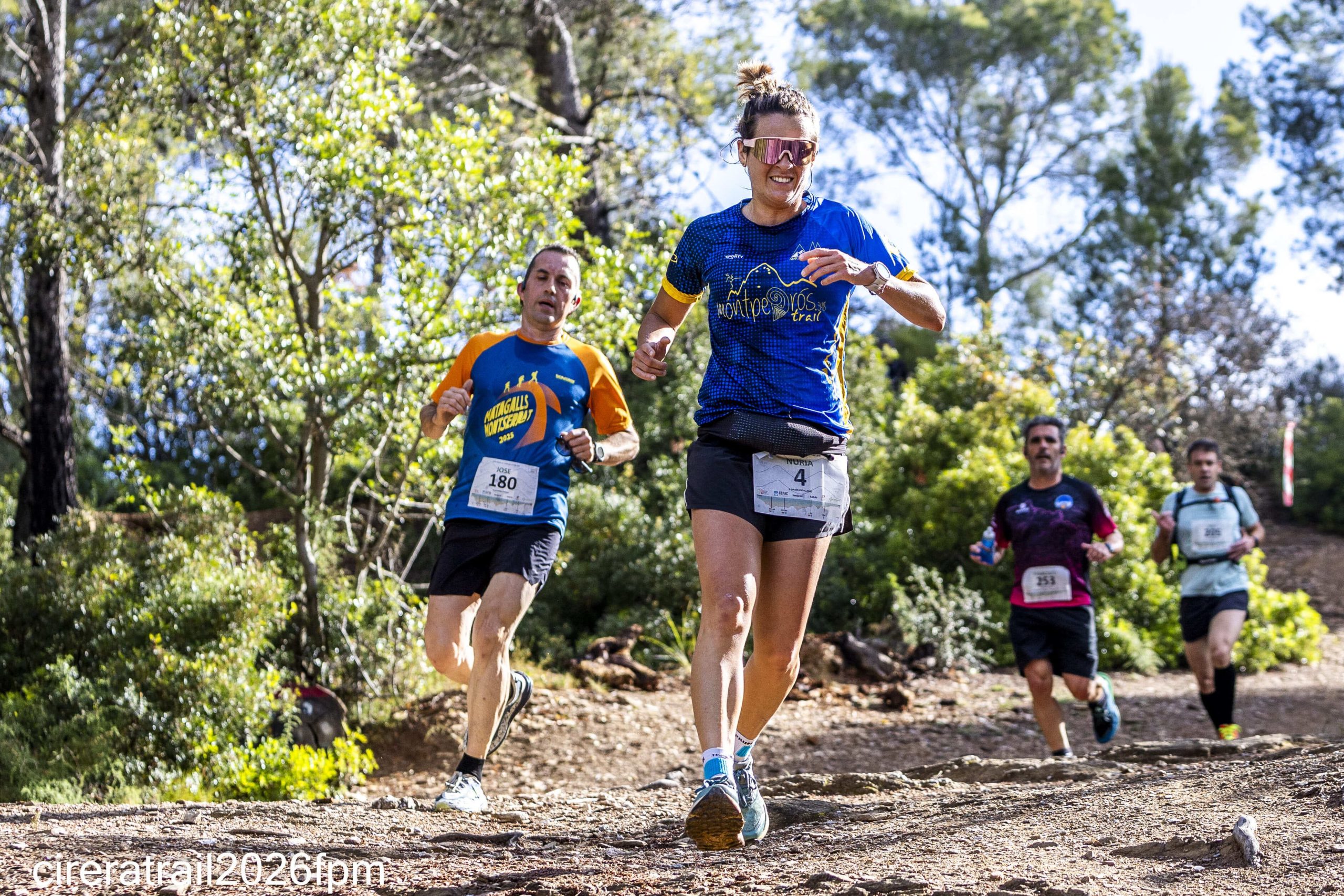 Corredors durant el Cirera Trail 2026