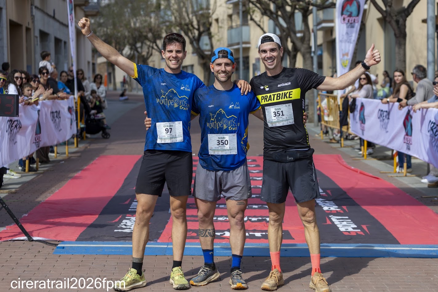 Corredors durant el Cirera Trail 2026